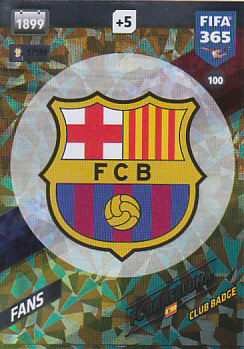 FC Barcelona 2018 FIFA 365 Club Badge #100